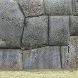 Cuzco Peru Rocks of the ruins in Ollantaytambo