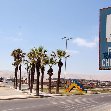 Arica Chile Sign at Chinchorro beach, Arica