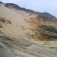 Rocky sand dunes in South Africa