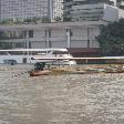 Longtail boat waiting for clients