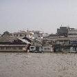 Bangkok Thailand The houses on the Mae Nam Chao Phraya