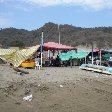 Fishing Town on the beach in Puerto Lopez