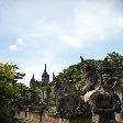 The cement statues of Xieng Khuan