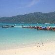 The longtail boat taxi's on Ko Lipe