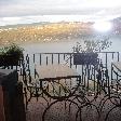 The view from Pagnanelli's restourant on Castel Gandolfo's lake