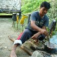 Preparing real chocolate in Ecuador