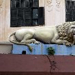 Lion statue in Little India, Singapore