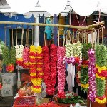 Colourful necklaces in Singapore