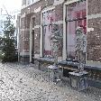 Deventer Netherlands Soldier statues in the Bergstraat