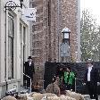 Real sheep at Charles Dickens in Deventer