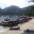 Ko Phi Phi Don Thailand Arriving by boat in Ko Phi Phi