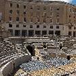 The old Roman Amphitheatre in Lecce