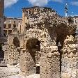 Lecce Italy Roman arches at the Amphitheatre