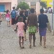 Locals and tourists in Espargos, Espargos Cape Verde