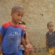 Children asking for sweets in Espargos