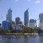 The Perth skyline from the ferry