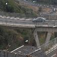 Catanzaro Italy Parked car on Catanzaro Bridge