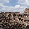 Photo Inside the colosseum Rome Italy