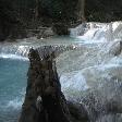 Amazing rock pools at Erawan, Kanchanaburi Thailand