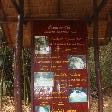 Kanchanaburi Thailand The tiers are named and indicated on signs