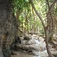 Hiking through the Erawan park