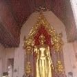 Golden Buddha statues at Phra Pathom