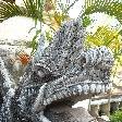 Buddhist dragon statue in Vientiane