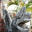 The dragon heads at Wat Luang