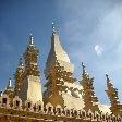 The golden layer of Wat That Luang