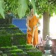 Buddhist monk at Wat Si Saket