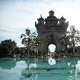 Vientiane Laos The Gate of Triumph in Vientiane