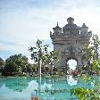 The Patuxay Monument in Vientiane
