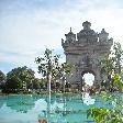 Vientiane Laos The Patuxay Monument in Vientiane