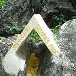Buddha's Foot on Phu Si Hill