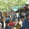 Food stalls in Cambodia