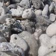 Milion rocks on a vulcanic island