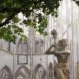 Utrecht Netherlands Statue in front of the Tower Din