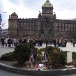 Prague Czech Republic Wenceslas Square in Prague, Czech Republic