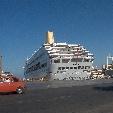 Palermo Italy A boat ready to depart