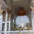 White temple with golden chedi