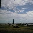 In front of the Visitors Centre