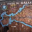 Map of Gallipoli, Puglia