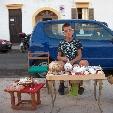 Local boy selling sea shells, Gallipoli Italy