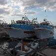 Boats in the harbour of Gallipoli