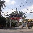 Kanchanaburi Thailand Gate to the Chinese Temple, Kanchanaburi