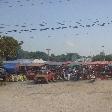 Thai market alongside the road