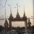 Town gates in Central Thailand