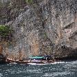 Motor boats around Ko Phi Phi Leh