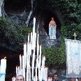 Lourdes France The grotto of the Lady of Lourdes