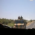 Iranian troups close to the Turkish border, Diyarbakir Turkey